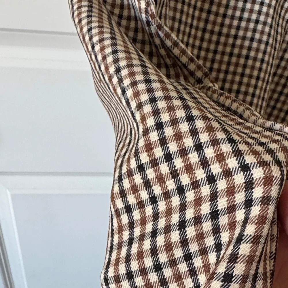 Kingston Checkered Dress with Black Long Sleeves / 2 pieces - Picture 11 of 11